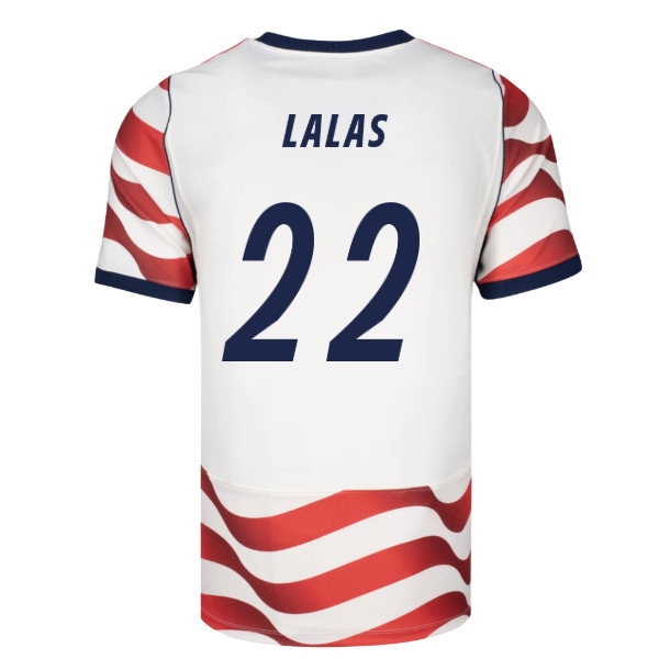 2026-2027 USA USMNT Match Home Authentic Jersey (Lalas 22)-SoccerKits Hub | Buy Soccer Jerseys Online